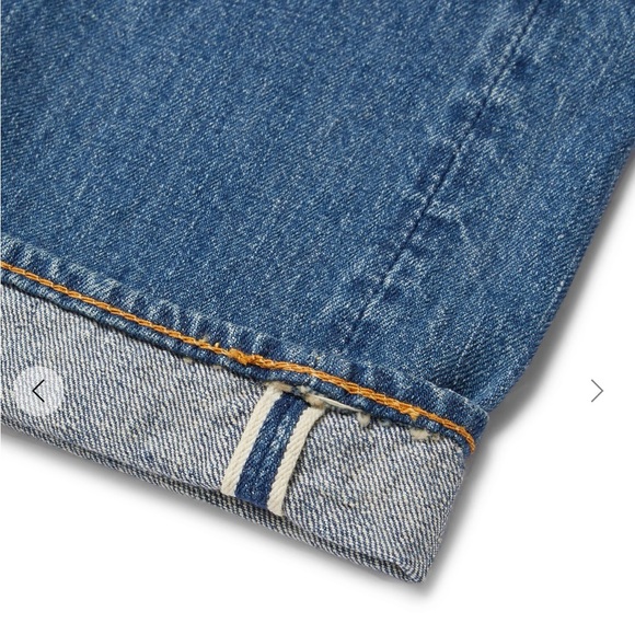 OrSlow 107 Slim Fit Selvesge is Denim Men's Jeans size US XL (JPN XXL 5) - Picture 7 of 14